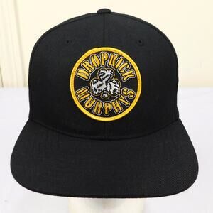 Dropkick Murphys Snapback Hat Shamrock Logo Black Yellow Bruins Adjustable